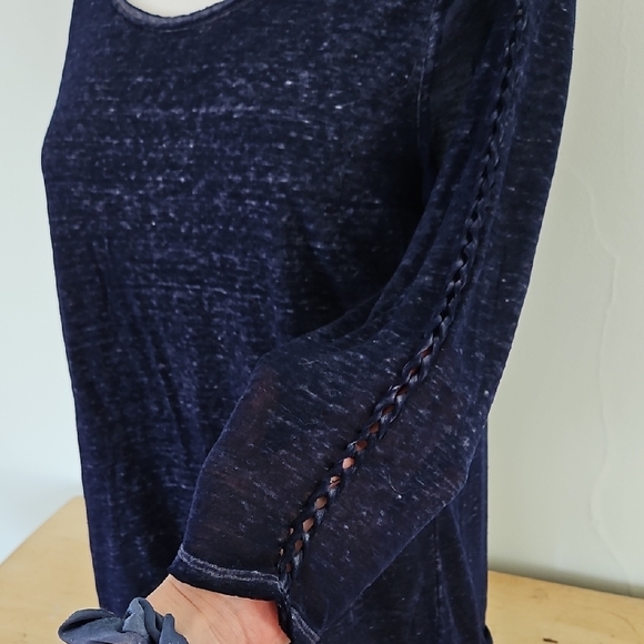 Cato Midnight Blue Long Sleeve Top - Picture 2 of 6